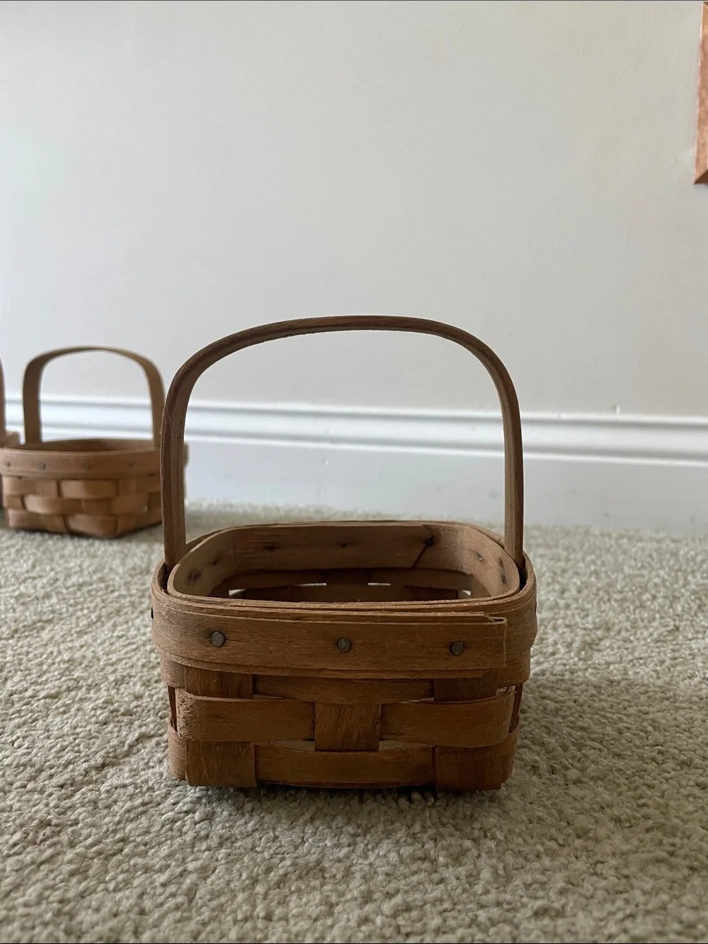 Longaberger Vintage Potpourri Baskets - Set of 3
